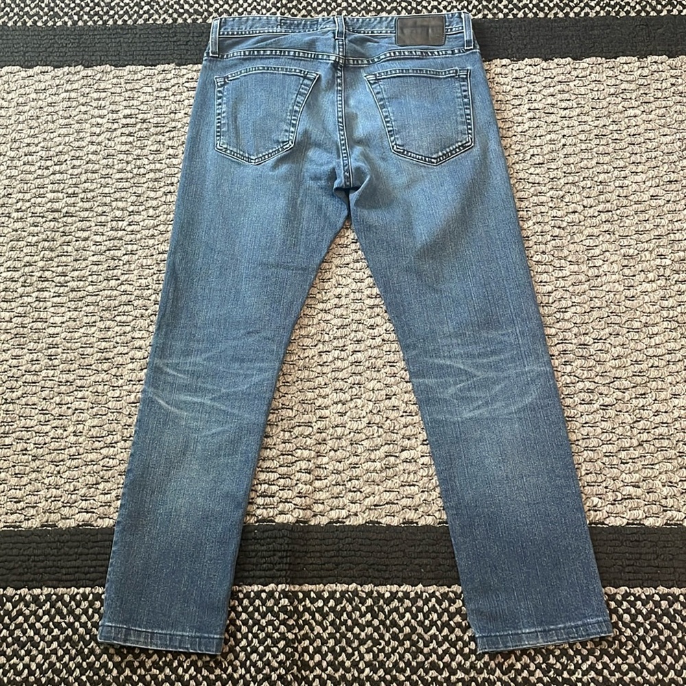AG Adriano Goldschmied Denim Jeans Mens Size 33R Tellis Slim Leg Classic Preppy - Picture 2 of 10